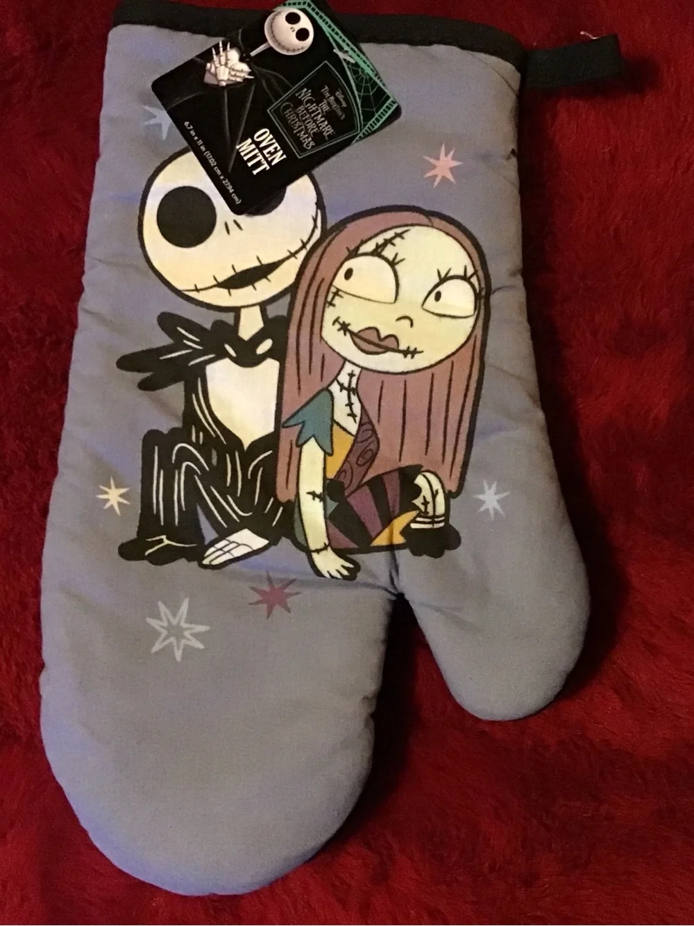 The Nightmare Before Christmas Kids Oven Mitt & Pot Holder Set - Gray